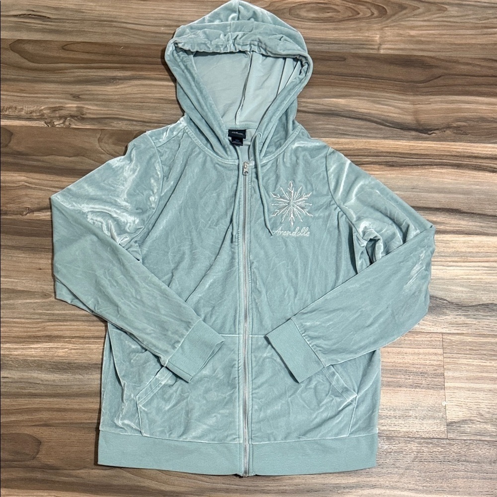 Her Universe Disney Frozen Elsa Portrait Women's Zippered Hoodie BoxLunch Large
